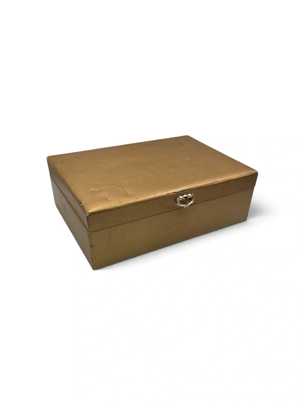 Vintage 1960s Lady Buxton Gold Two-Tier Jewelry Box Organizer
